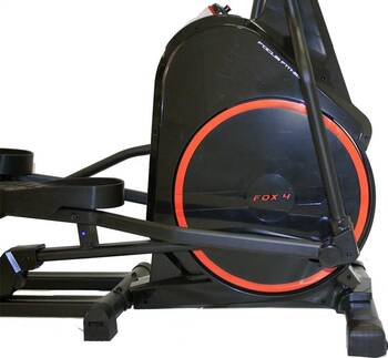 vliegwiel en frame focus fitness crosstrainer