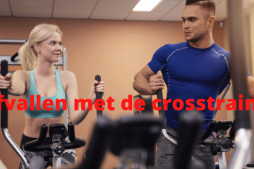 samen afvallen op de crosstrainer