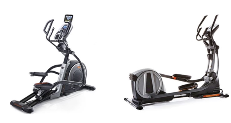 Crosstrainer vliegwiel voor en achter