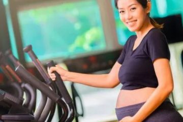 Crosstrainer zwangerschap