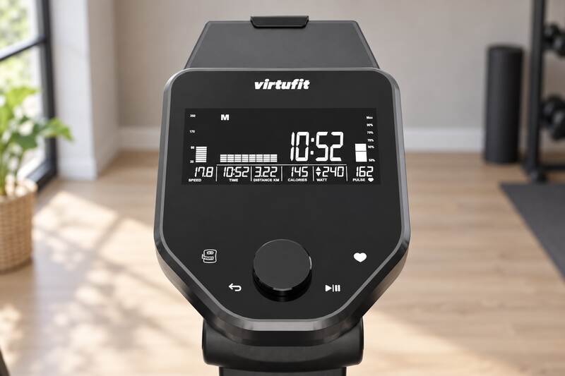 virtufit ctr300i scherm bediening
